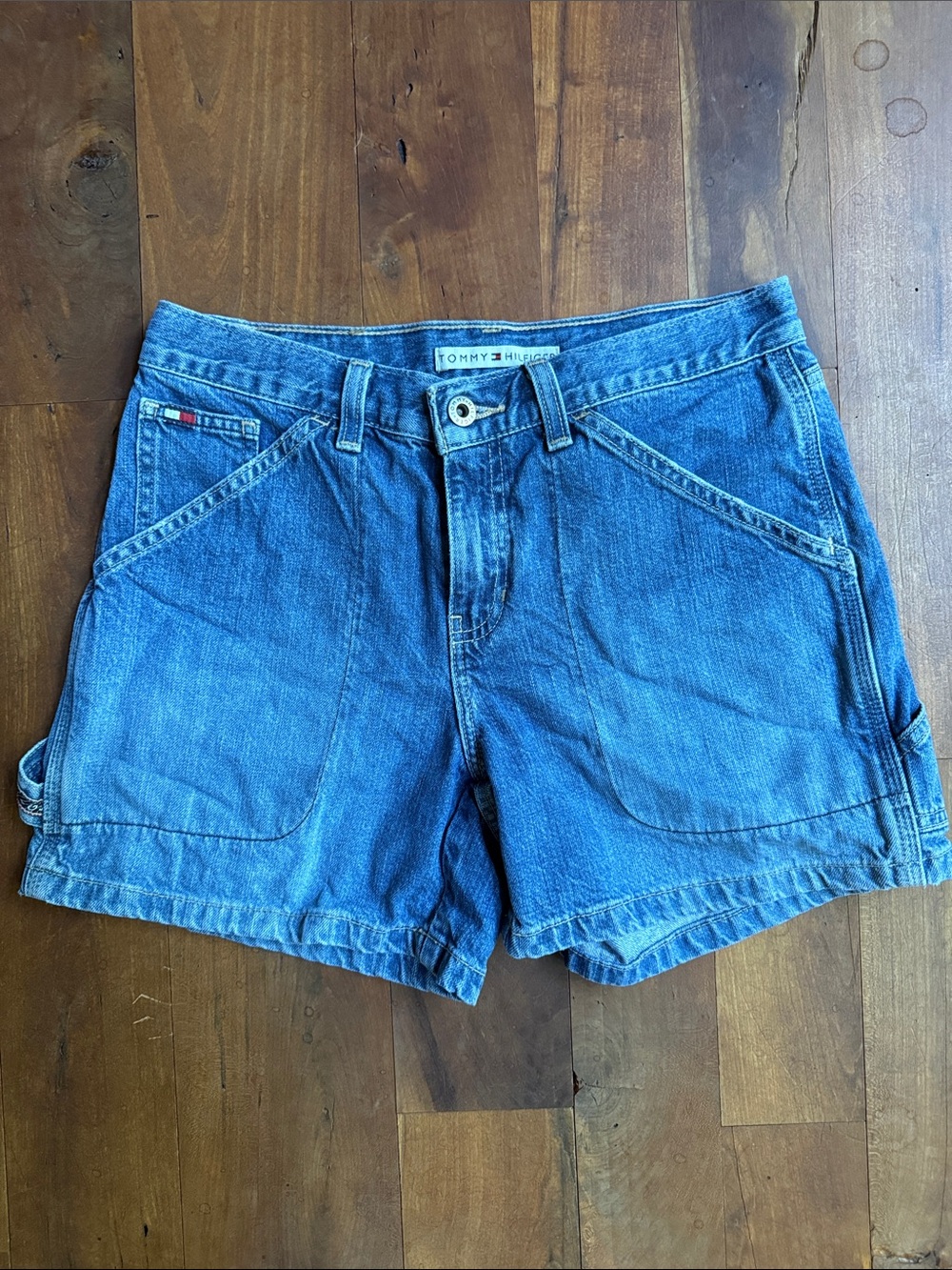 Tommy Hilfiger Blue Denim High-Rise Jean Shorts